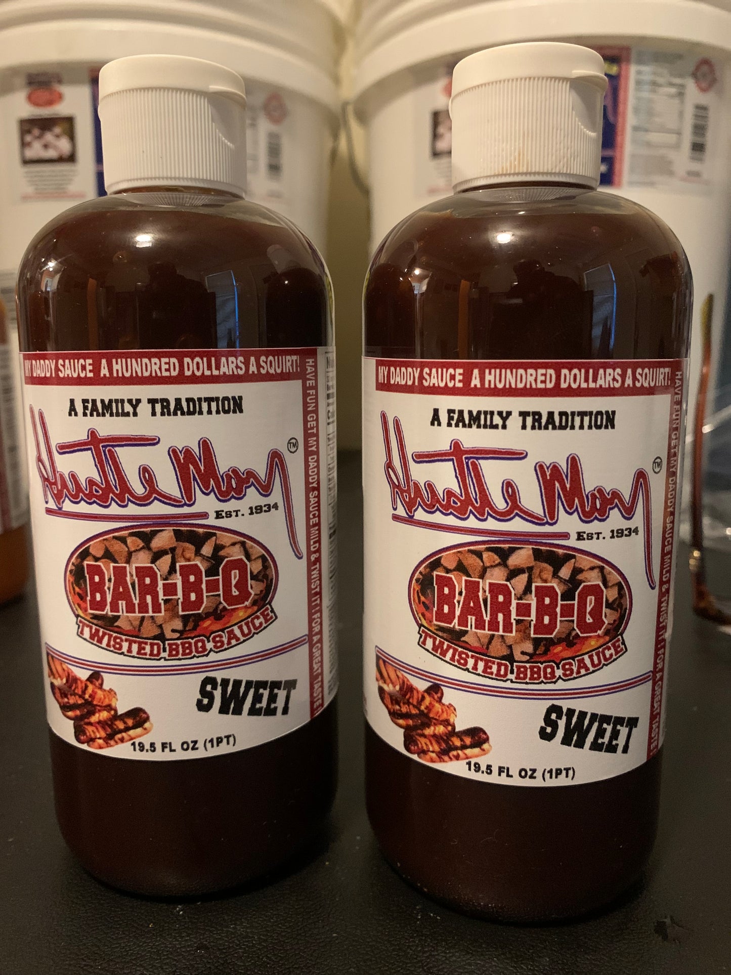 $14.00 (Per Unit) HustleMan Sweet Sauce "Pastor" Twin Pack
