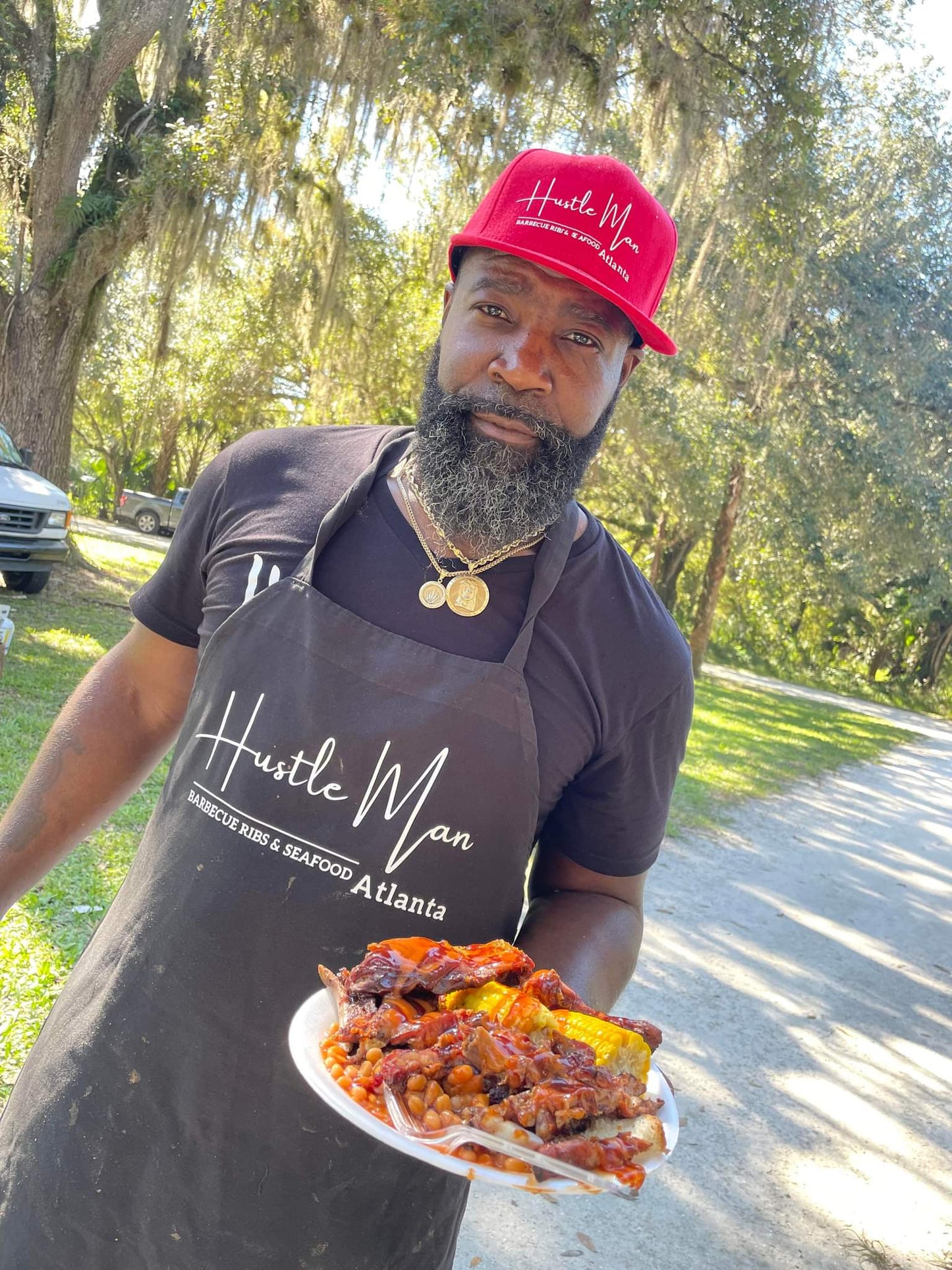 Hustleman bbq wibs and Seafood and The Original McCrays Bbq Coparate Catering $45.00 Per Head