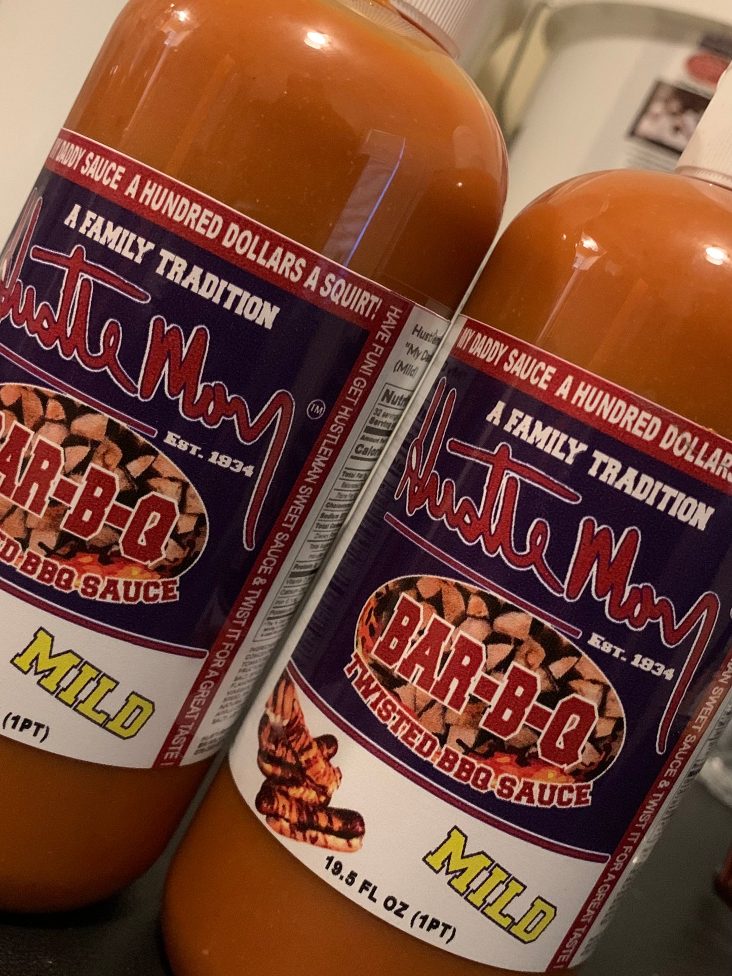 $12.50 (Per Unit) My Daddy Sauce "Got D@mn" Traditional Mild Twin Pack