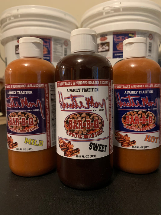 $10.00 (Per Unit) Triple Threat Bbq Sauce Trio Pack