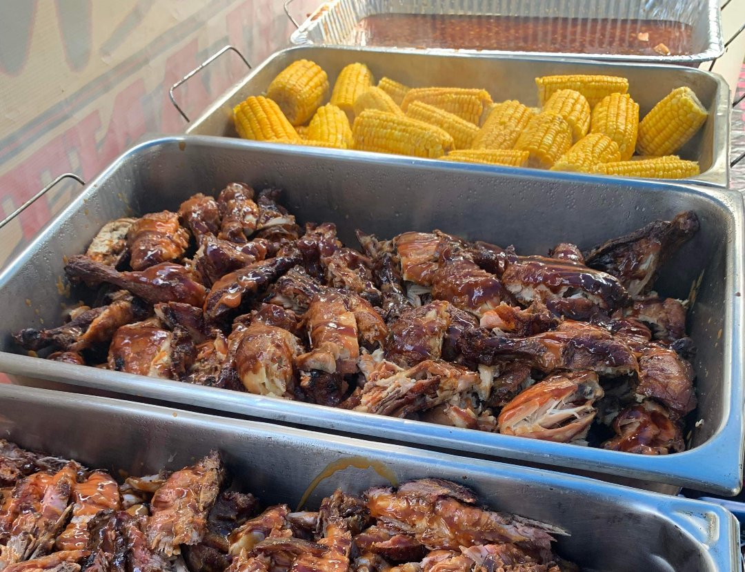 Hustleman bbq wibs and Seafood and The Original McCrays Bbq Coparate Catering $45.00 Per Head