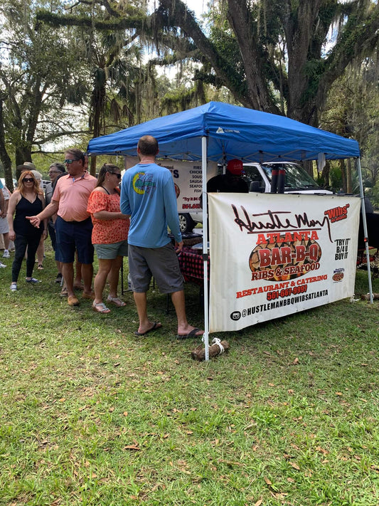 Hustleman bbq wibs and Seafood and The Original McCrays Bbq Coparate Catering $45.00 Per Head